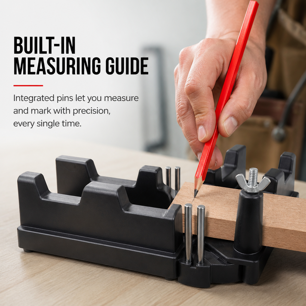 SharpEdgePro — Clamp, Guide & Cut Flawless Trim Corners Without a Power Saw - Souliia