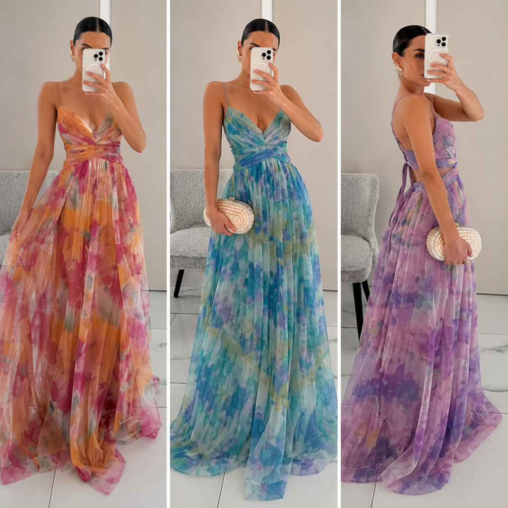 SerenLuxe Long Dress — Illuminate Every Moment with Effortless Grace and Freedom - Souliia