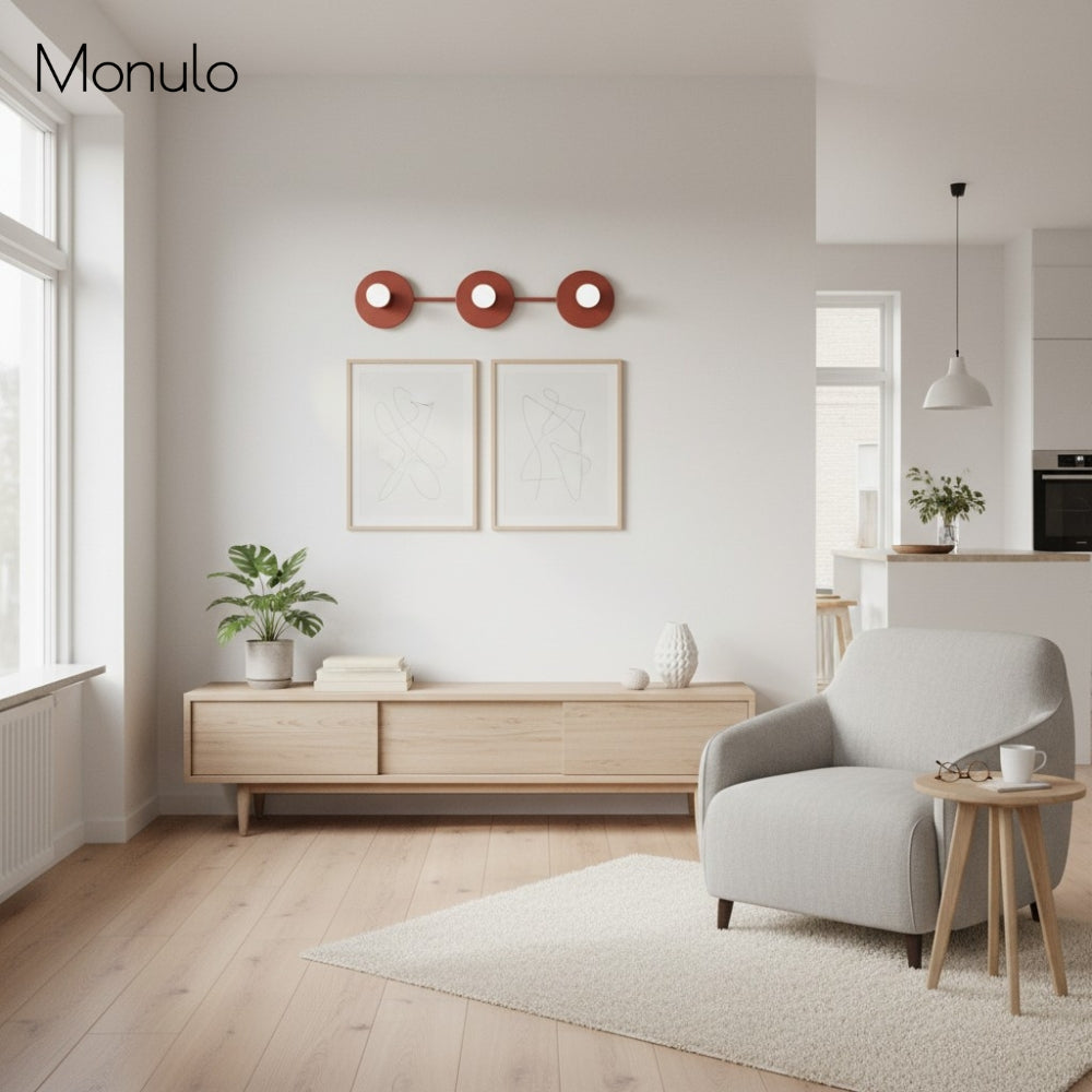 Radiro Globe Spherical Vanity Light – Modern 3-Light Bathroom Fixture | Souliia