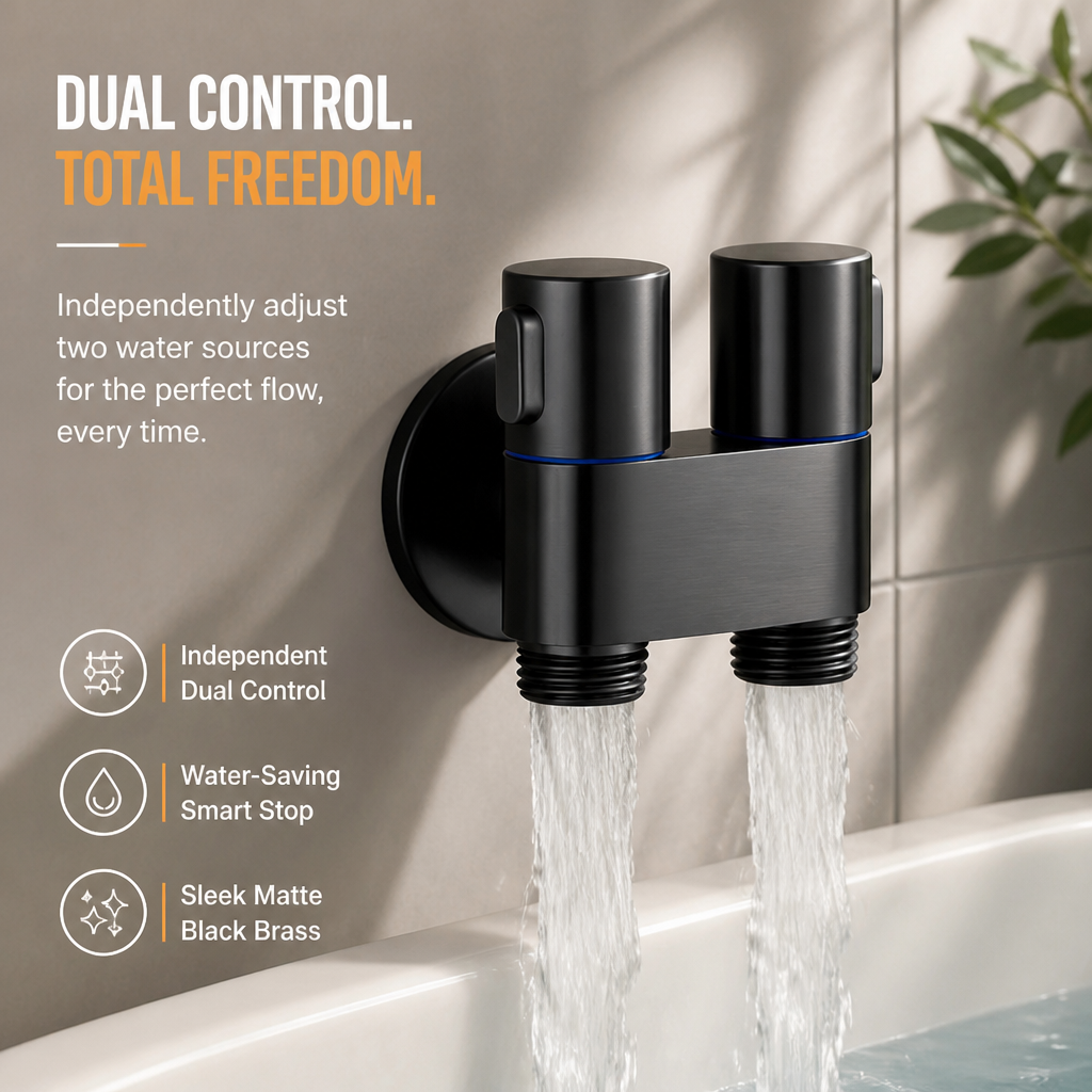 VelaPure — Run Two Water Outlets From One Tap, Leak-Free and Clutter-Free - Souliia