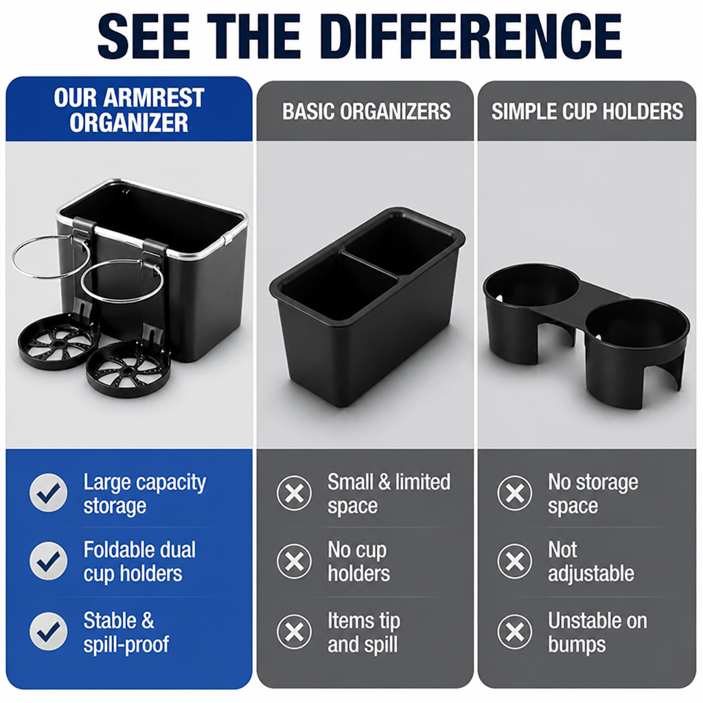 VeloceGuard — Take Back Your Drive with Ultimate Order and Spill-Proof Peace of Mind - Souliia