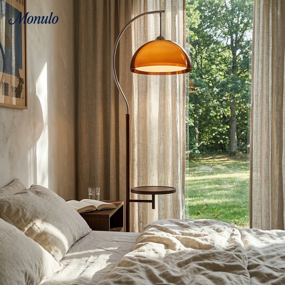 Sunset Afterglow Modern Clean Line Floor Lamp Minimalist Standing Light for Bedroom and Lounge | Souliia