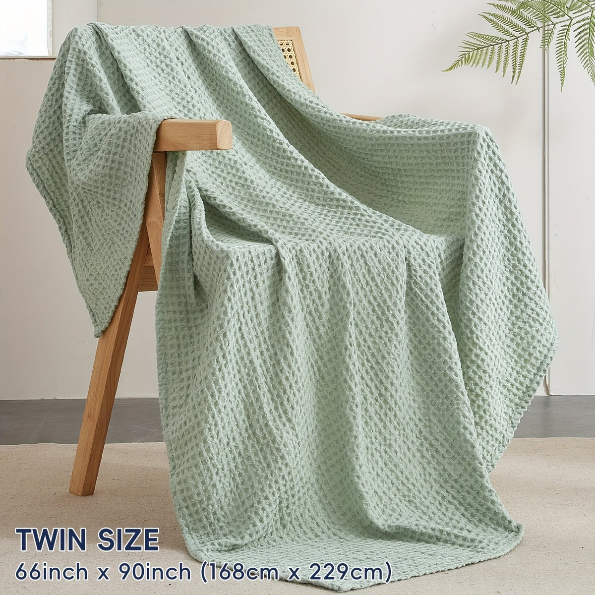 Cloudweave Cozy Waffle Throw Blanket — Lightweight, Durable Everyday Weave