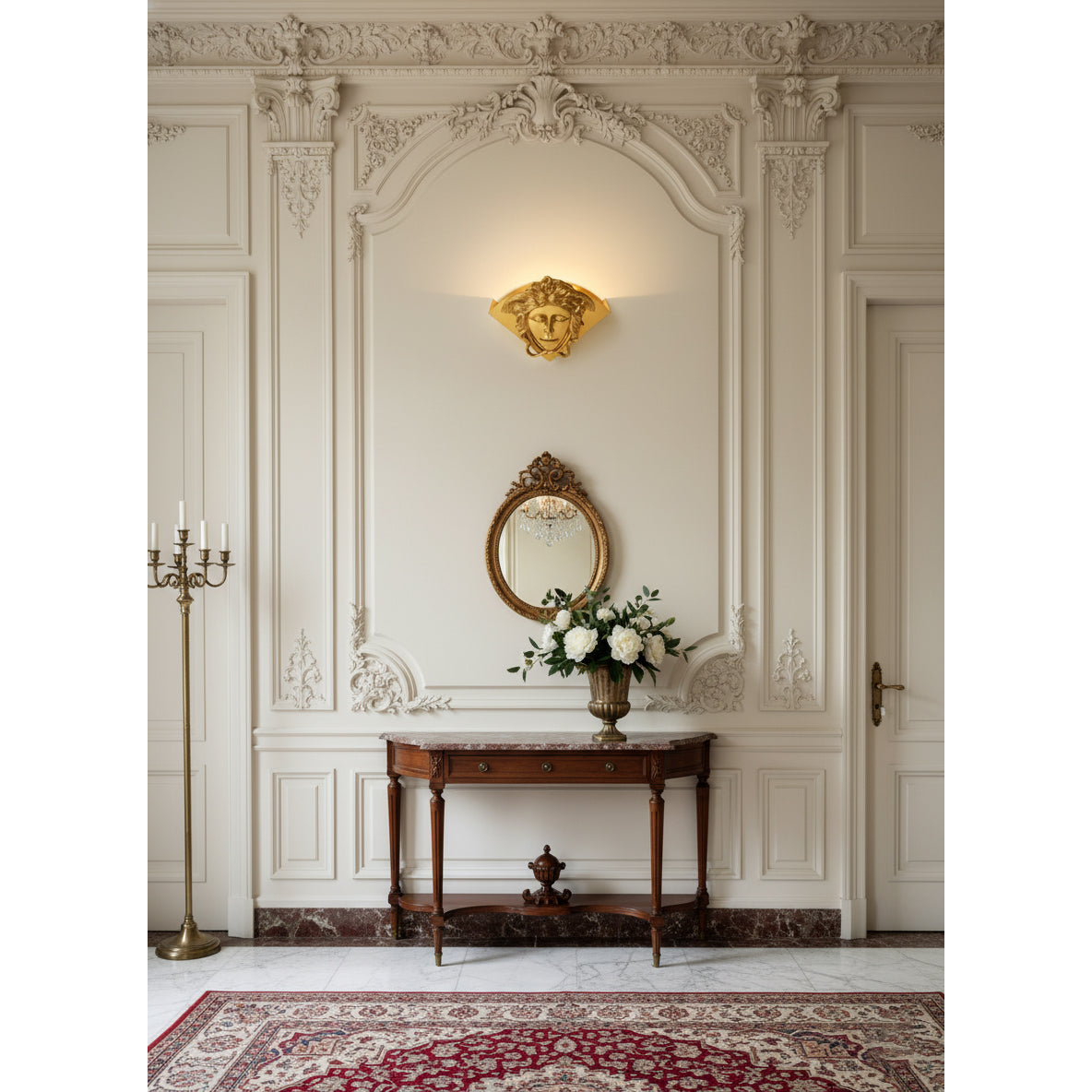 Sphinx Brass Wall Lamp | Souliia