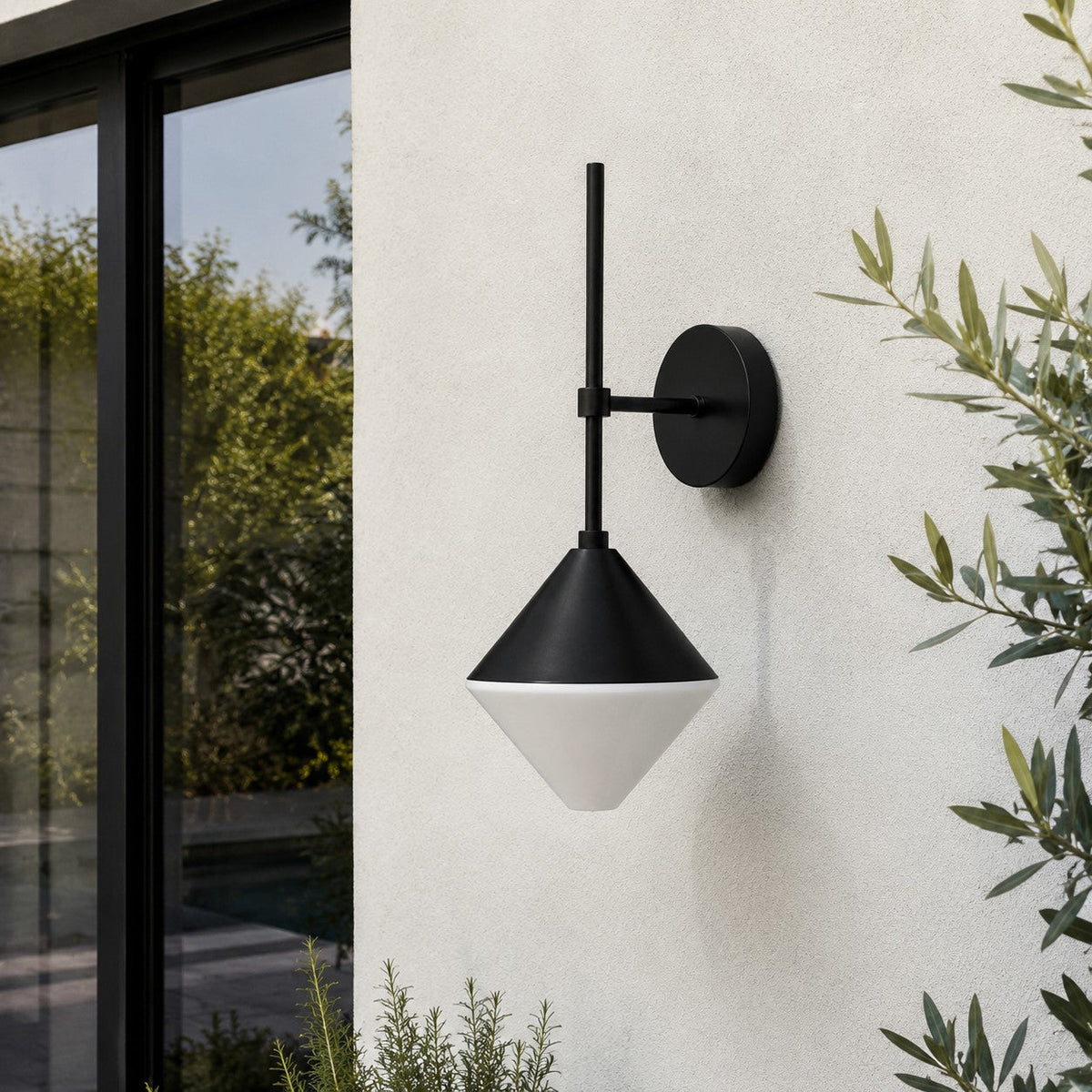 Aplica murală modernă minimalistă de exterior pentru holuri sau balcoane | Souliia
