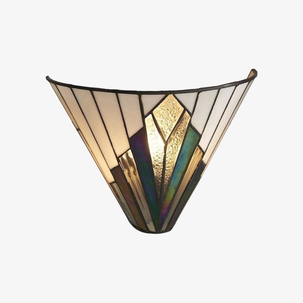 TF Astoria Art Glass Wall Sconce – Handcrafted Vintage Style Accent Lamp for Bedrooms | Souliia