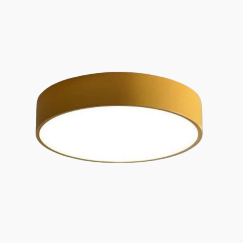 Rondi Minimalist Round LED Ceiling Light - Circular Iron Design for Living Room and Bedroom | Souliia