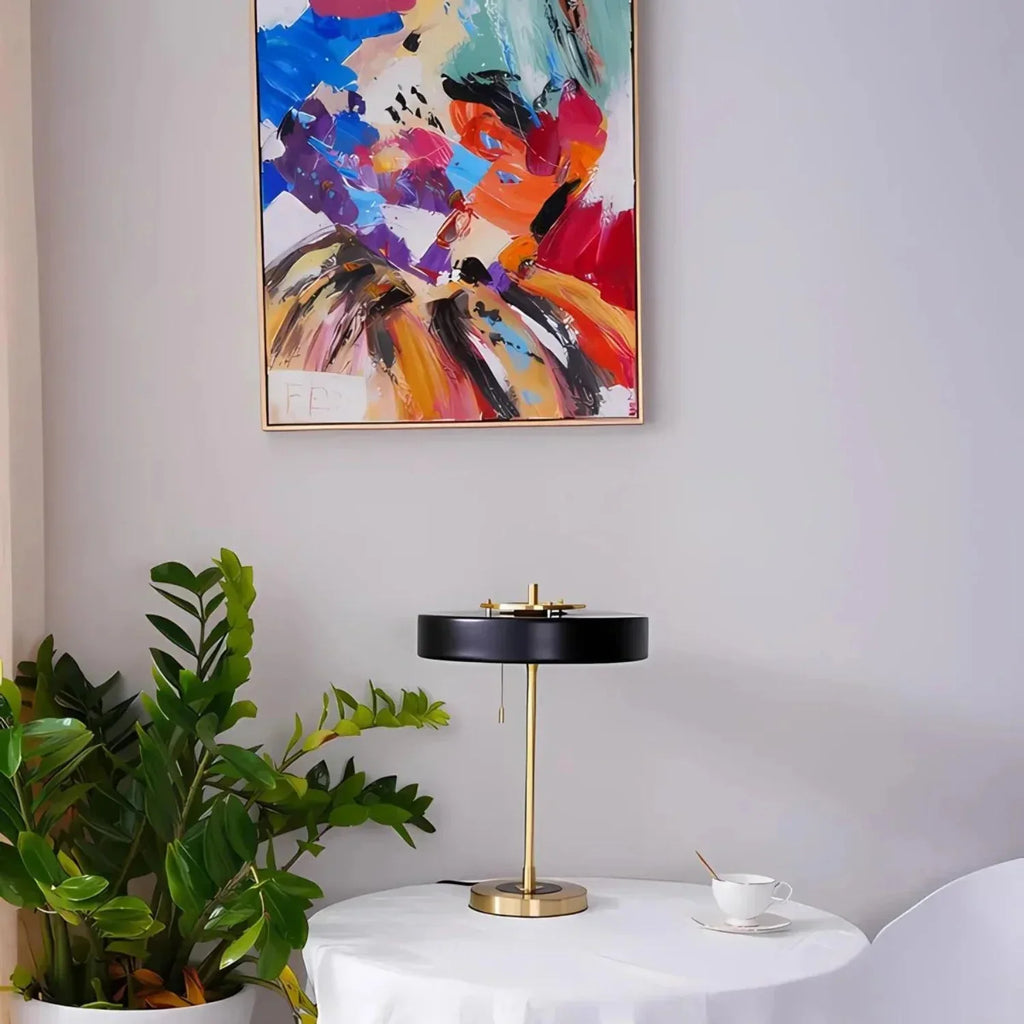 Radiant Tower of Light Minimalist Metal Table Lamp | Souliia