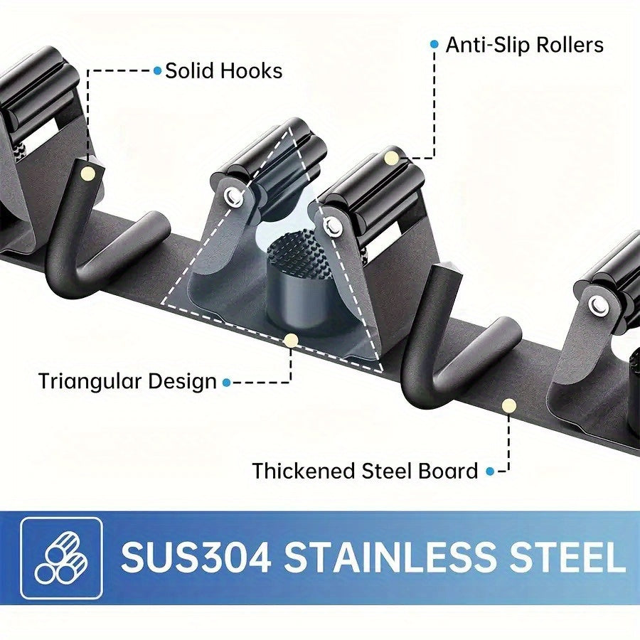 UtilityPro Space-Saving Wall Organizer — Rust-Resistant Heavy-Duty Rack