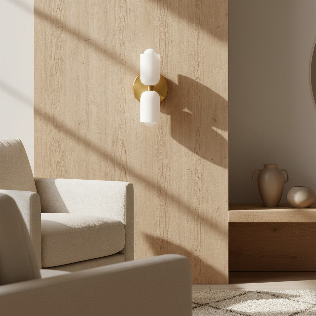 Symra Dual-Flow Metall-Wandleuchte nordisch minimalistischer Stil - Beleuchtung für Innenräume N47 | Souliia
