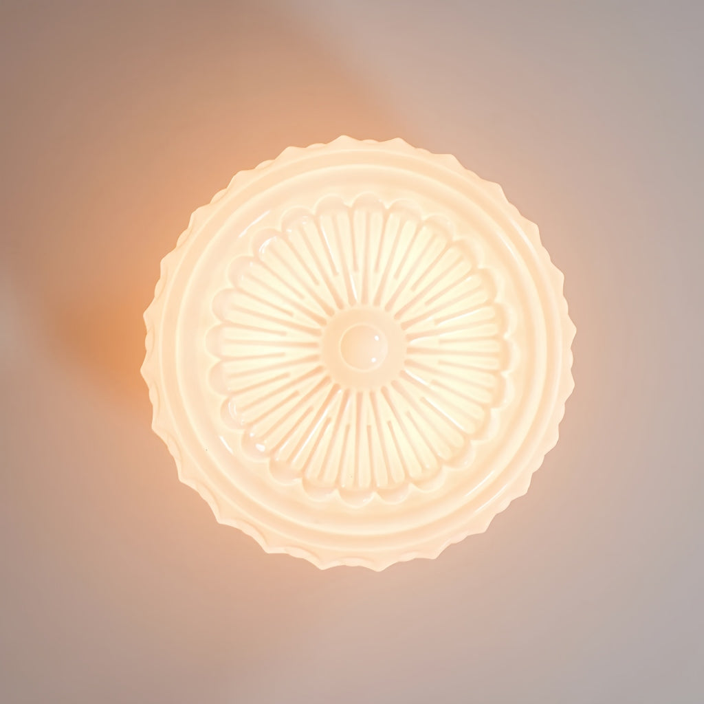 Rigidus Curved Ceiling Light - Minimalist Glass for Living Rooms and Hallways | Souliia