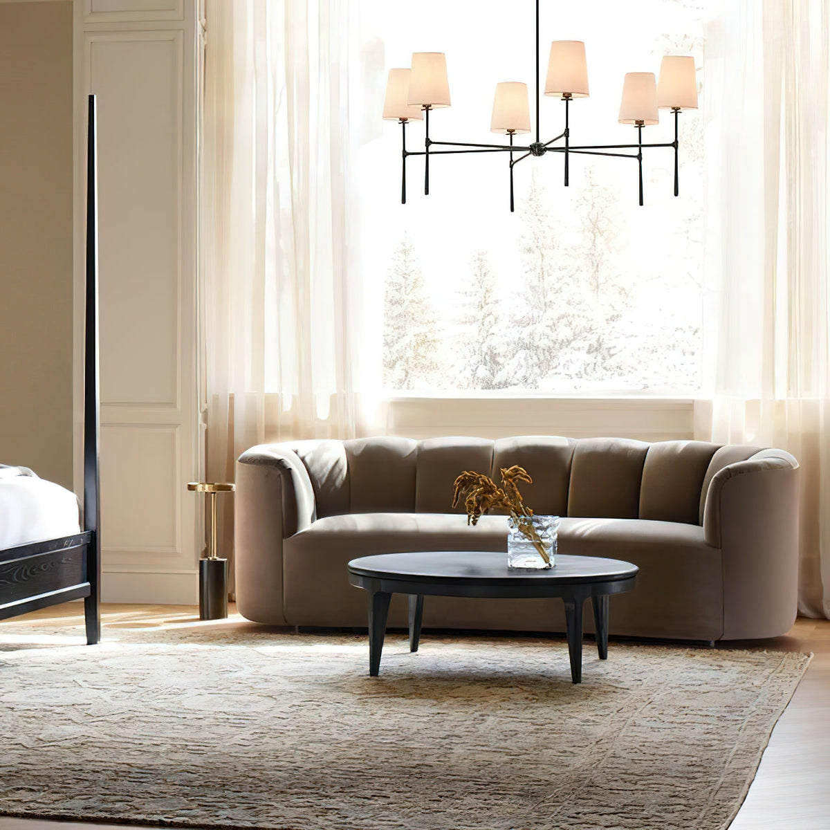 Rhodes Round Chandelier | Souliia