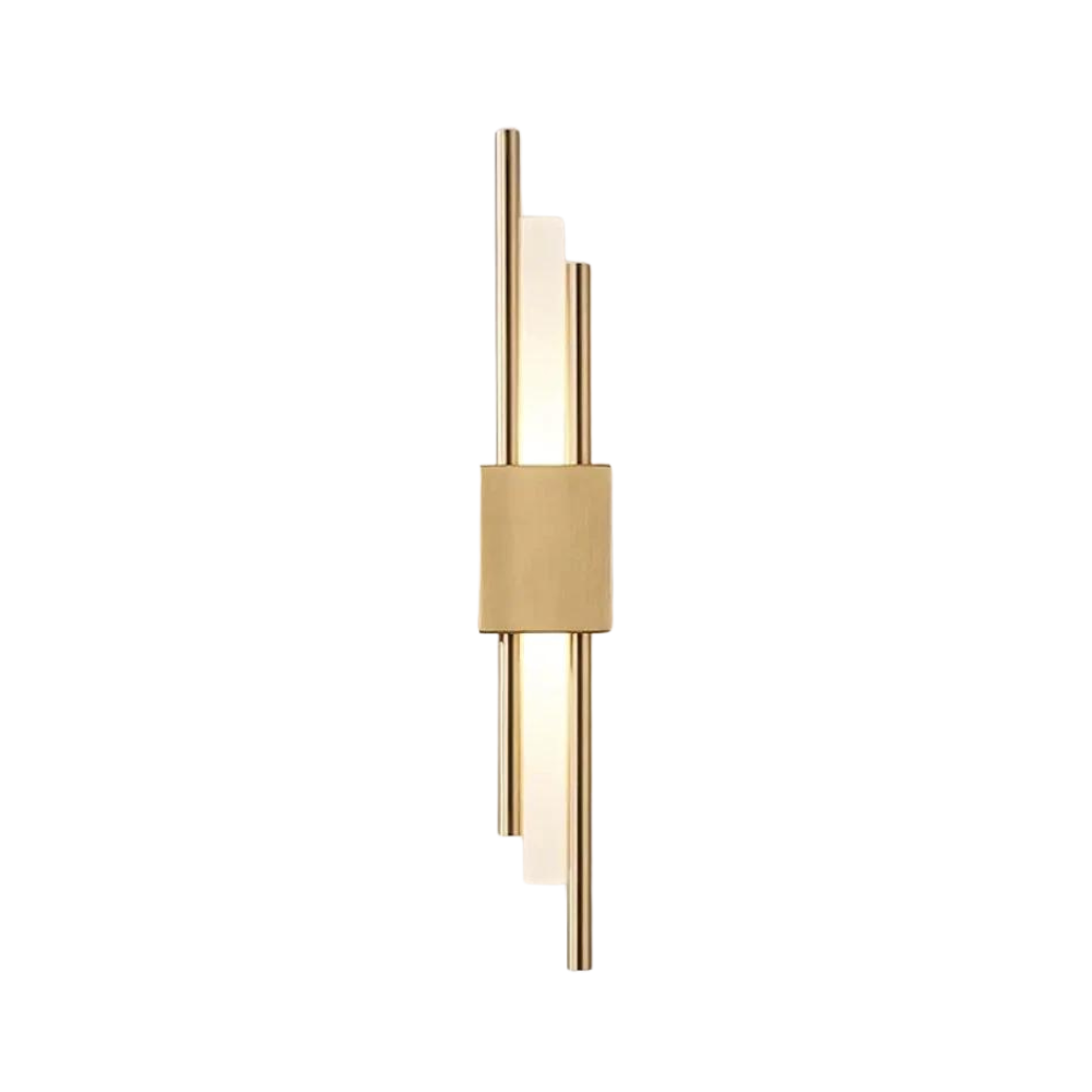 Refined Radiance Marble Accents Wall Light | Souliia