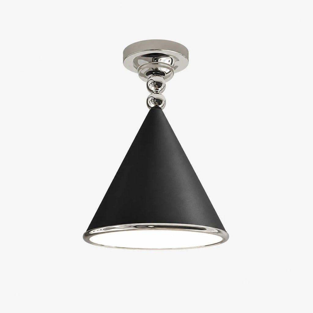 Modern, krémszínű, kúpos LED mennyezeti lámpa | Souliia