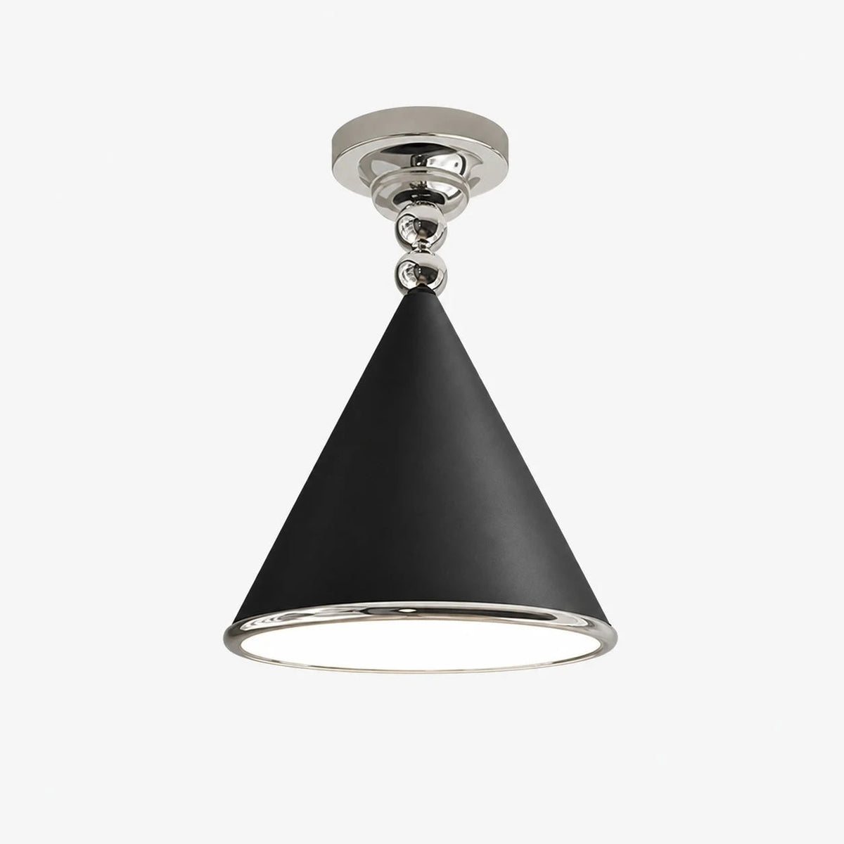 Modern, krémszínű, kúpos LED mennyezeti lámpa | Souliia