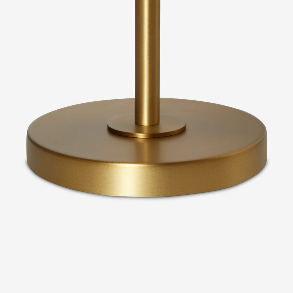 Ruffmeto Transitional Slim Table Lamp – Sculptural Shade Lighting for Living Room or Bedroom | Souliia