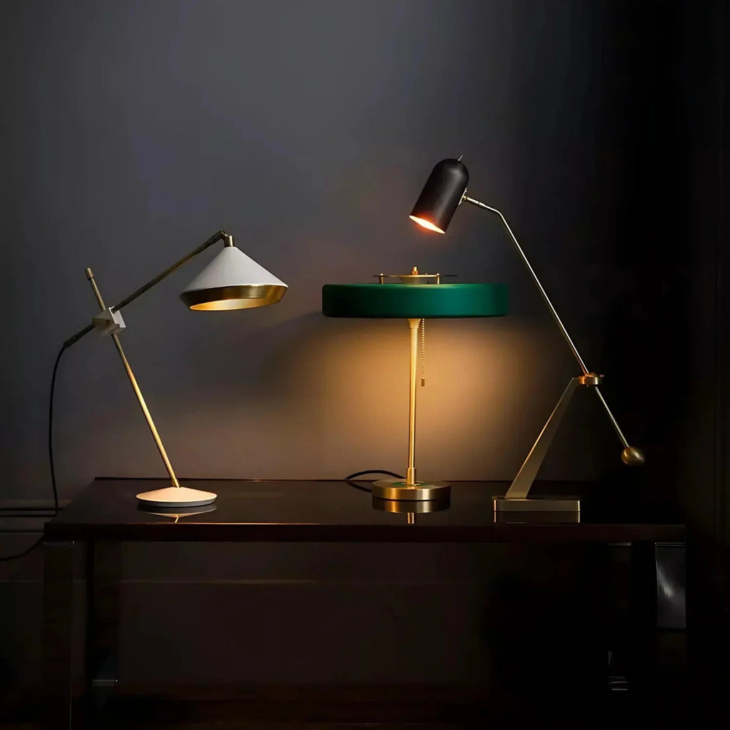 Radiant Tower of Light Minimalist Metal Table Lamp | Souliia
