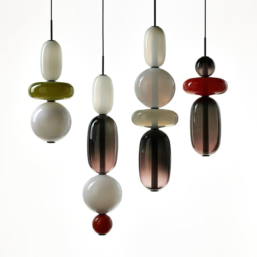 Buntglas Kronleuchter | Souliia