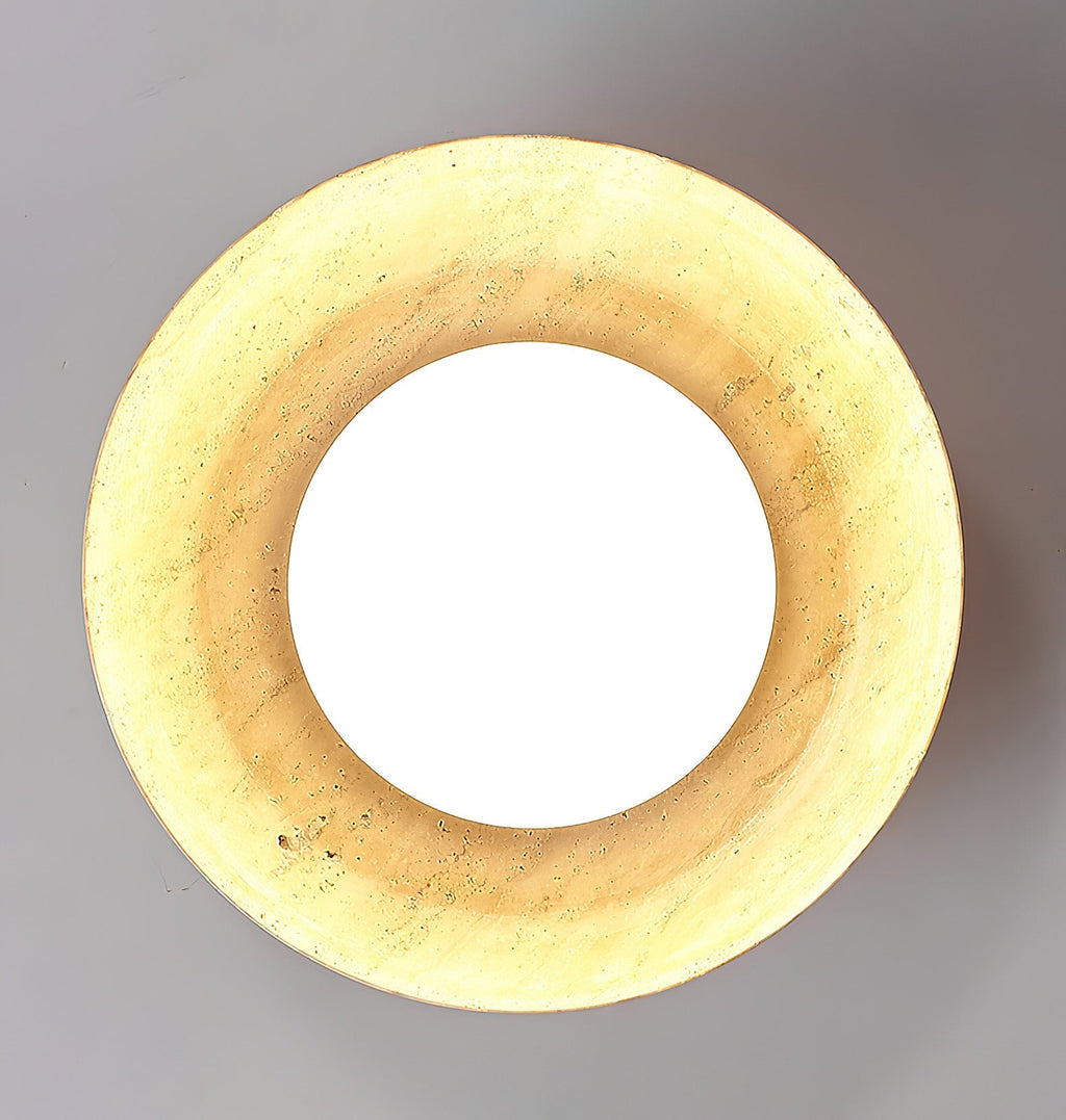 Lampada da soffitto Piedra in travertino | Souliia