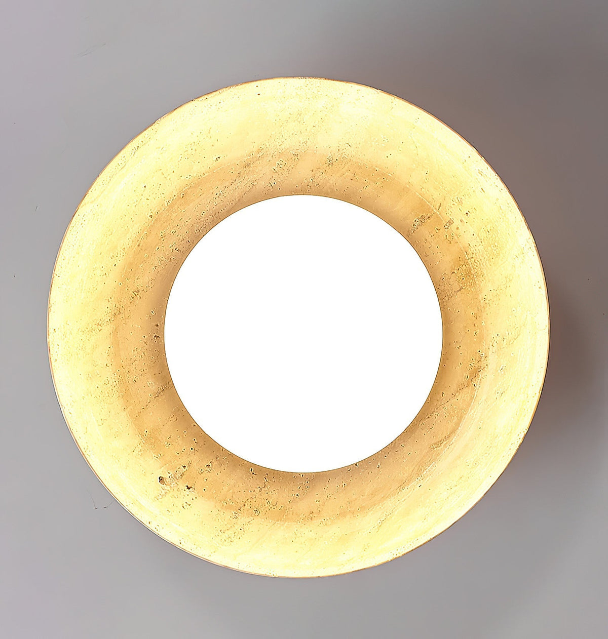 Lampada da soffitto Piedra in travertino | Souliia