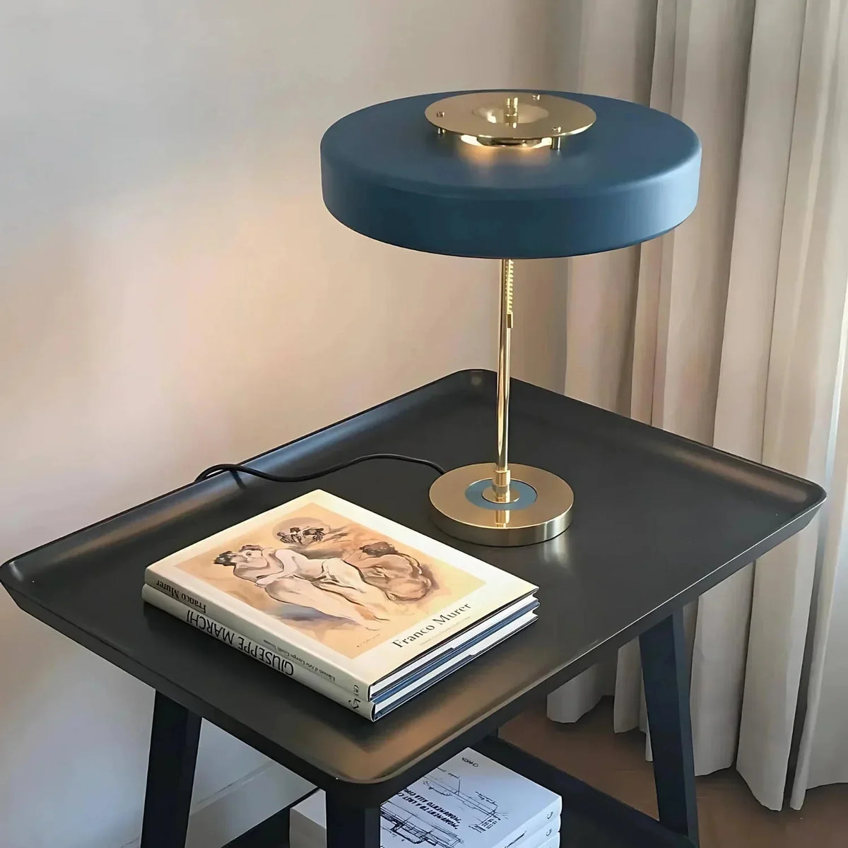 Radiant Tower of Light Minimalist Metal Table Lamp | Souliia