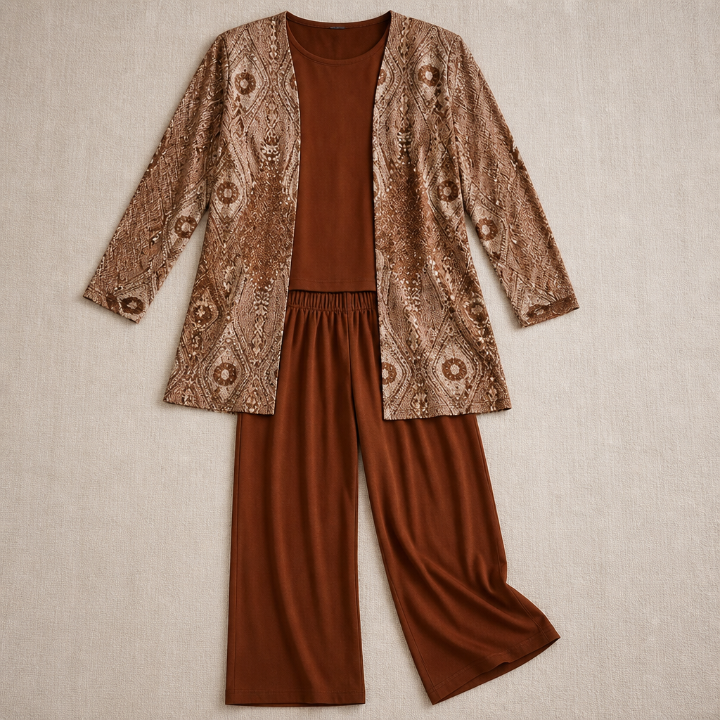 VeroLuxe 3-Piece Set — Glide Through Your Day in Effortless Comfort and Confidence - Souliia