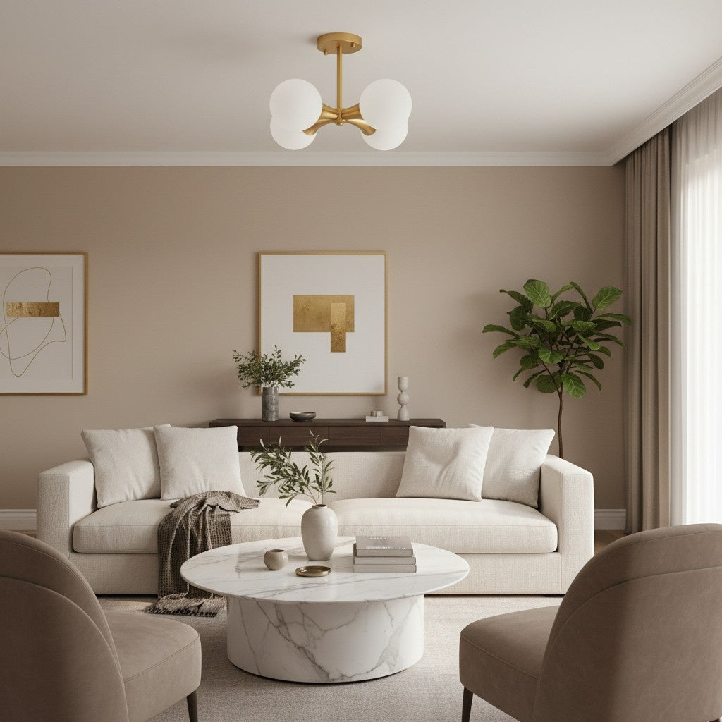 Spheraeon Retro verzweigter Globus Deckenleuchte - Mehrfachleuchte für Esszimmer | Souliia