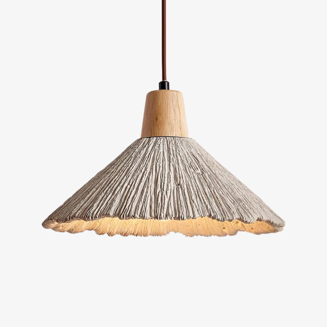 Solaraeon Pleated Pendant Lamp Modern Industrial Hanging Light for Dining and Living Spaces | Souliia