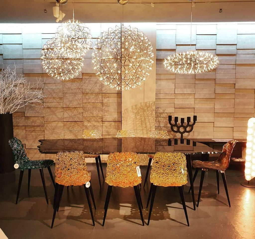 Silver Spark Ball Pendant Light | Souliia