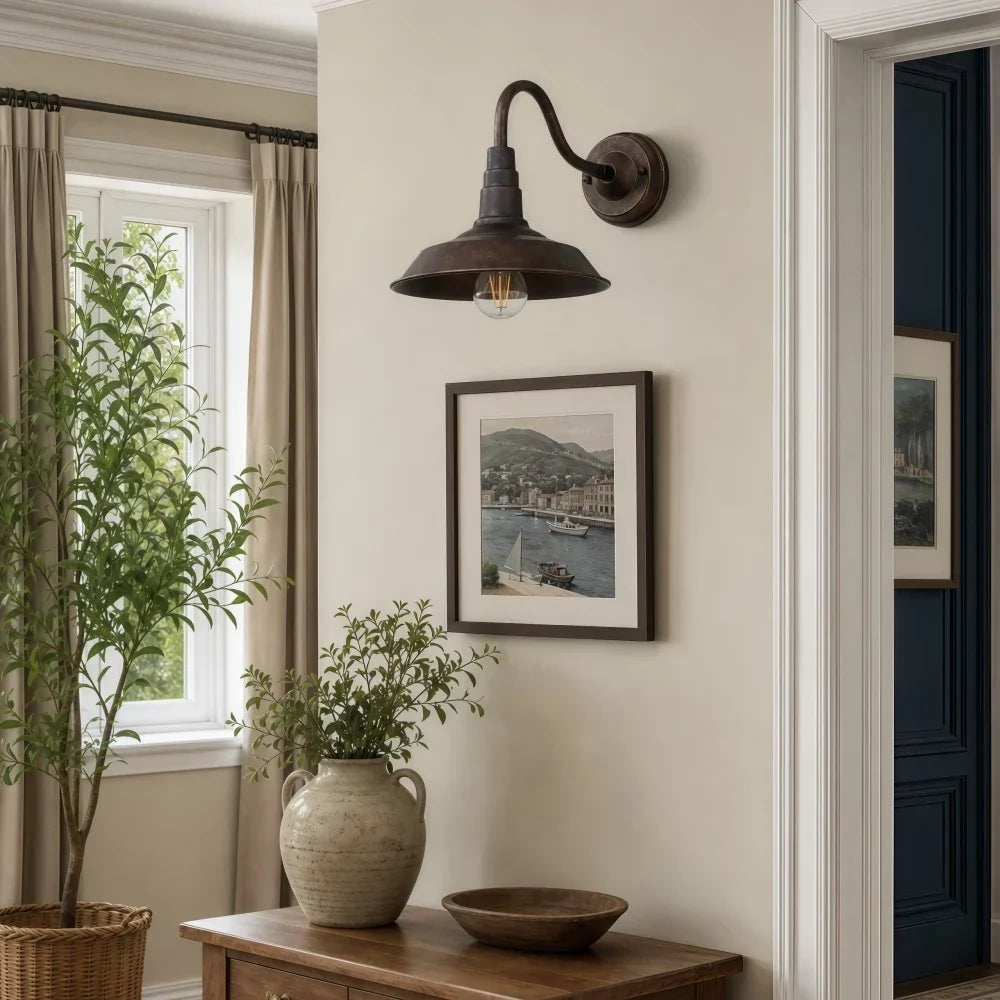 Solenvo Vintage Gooseneck Wall Lamp | Souliia