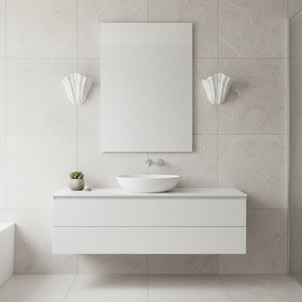 Seavira Organische Muschelstruktur-Wandleuchte – Moderne Putz-Wandleuchte für Wohnzimmer und Eingangsbereich | Souliia
