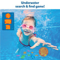 Underwater Pool Treasure Game with Waterproof Gems and Cards - Souliia