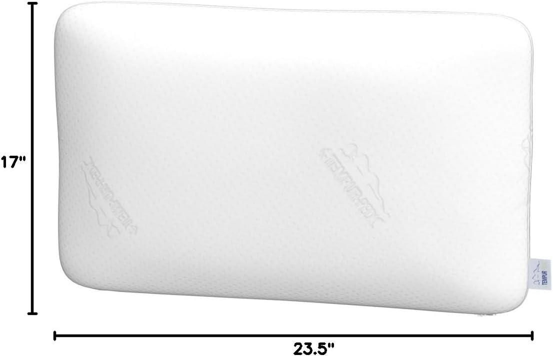 Dual-Sided Contoured Foam Pillow for Spinal Alignment