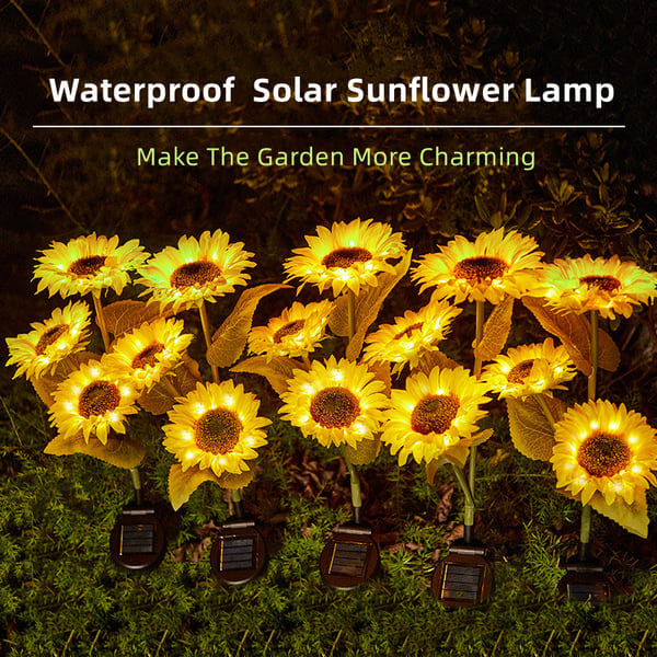 RamaraSun Girasoli solari — Illumina le tue notti con l'incanto del giardino, senza sforzo - Souliia