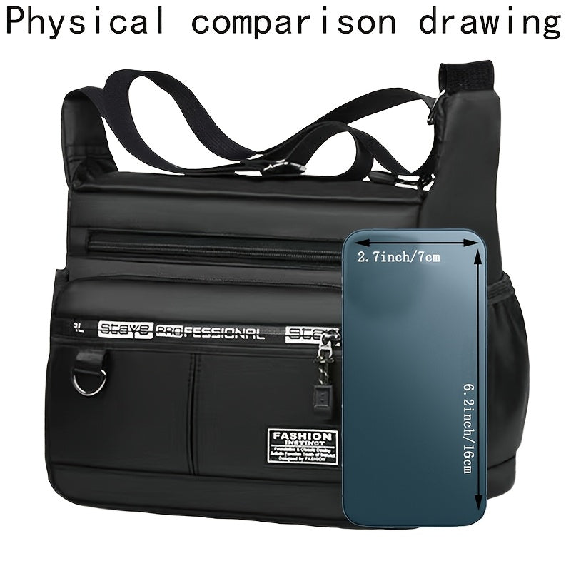 Urbanvault Durable Crossbody Organizer Bag — Adjustable Strap, Quick-Access Pockets