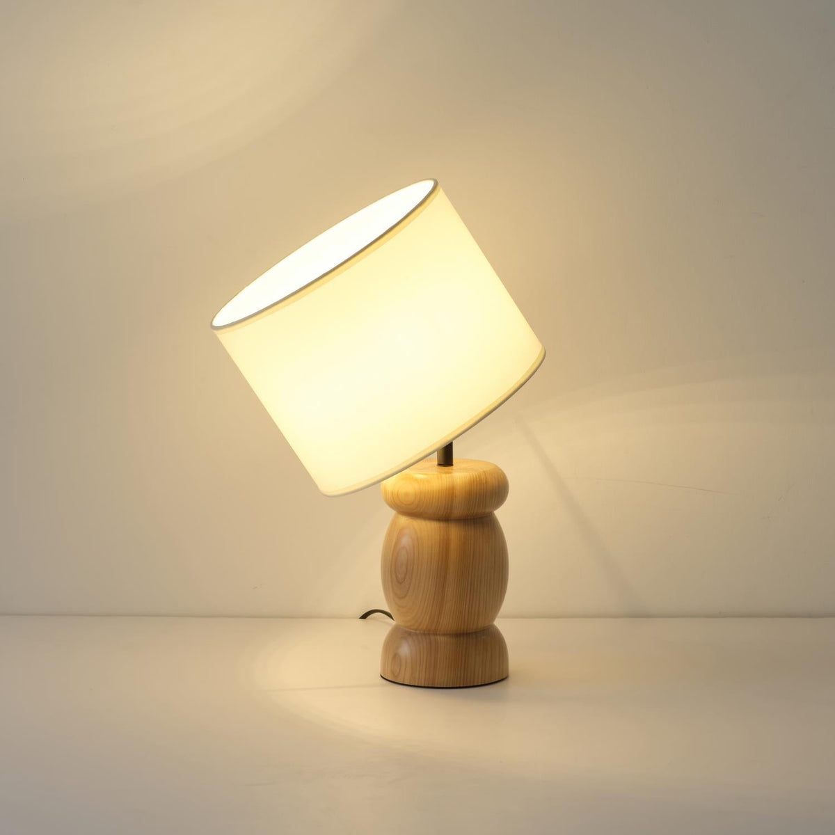 Pebble Wood Table Lamp | Souliia