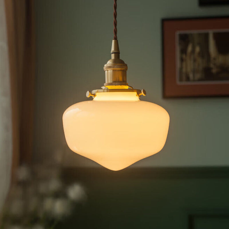 Radiant Lantern Retro Glass Pendant Light | Souliia