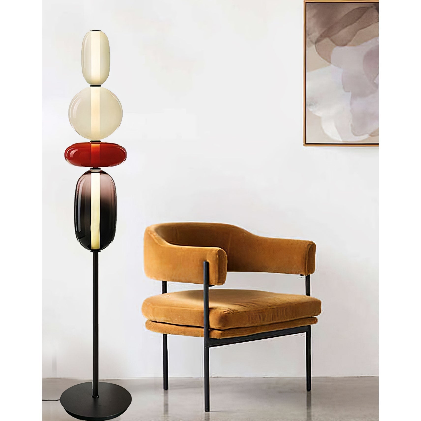 Buntglas Stehlampe | Souliia
