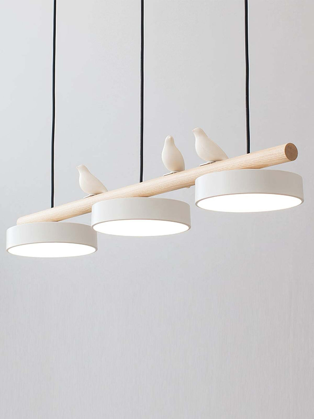 Sienna Bird Pendant Lamp - Wood Design for Scandinavian Kitchen Islands | Souliia