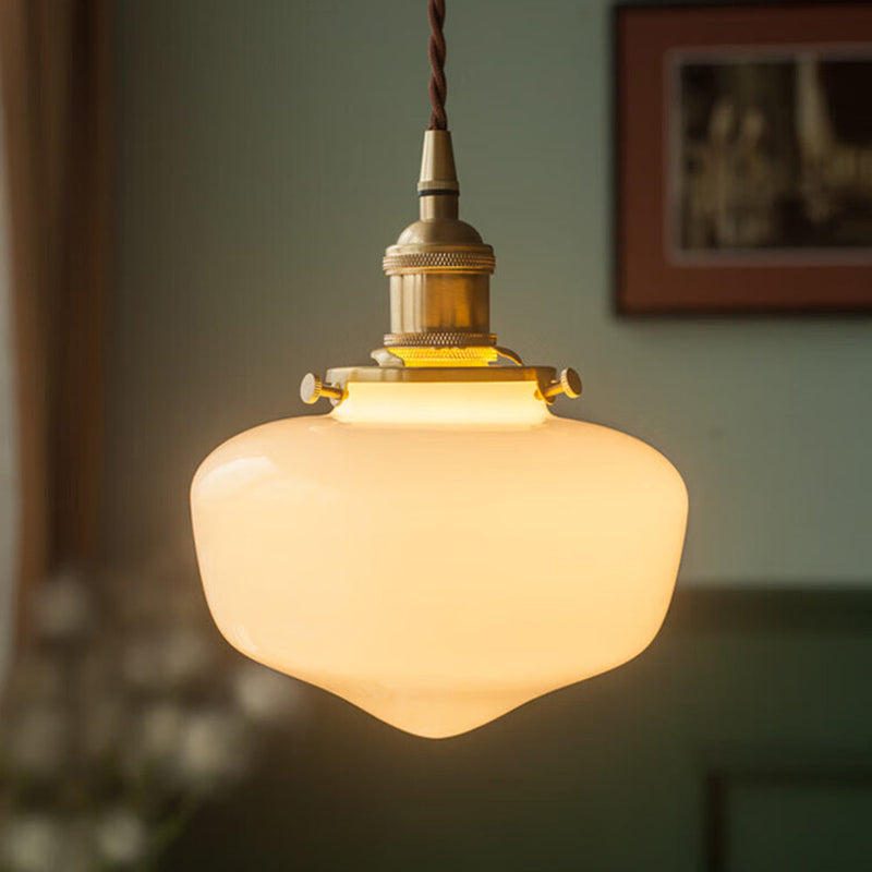 Radiant Lantern Retro Glass Pendant Light | Souliia
