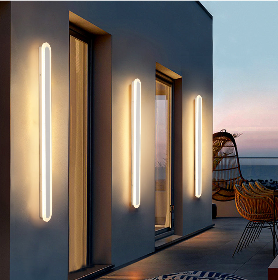 SolaraGuard Outdoor LED Wall Light — IP65 Waterproof, Integrated Motion Sensor