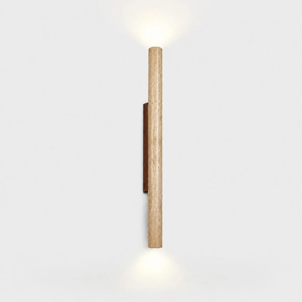Stone Linear Wall Sconce, Up Down Wall Light for Hallway, Vanity, Bedroom and Stairway | Souliia