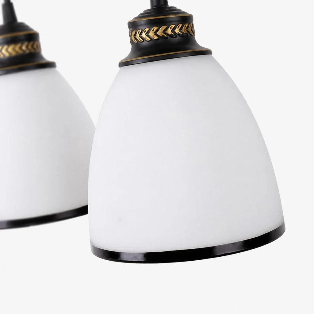 Three Head Glass Pendant Lamp | Souliia