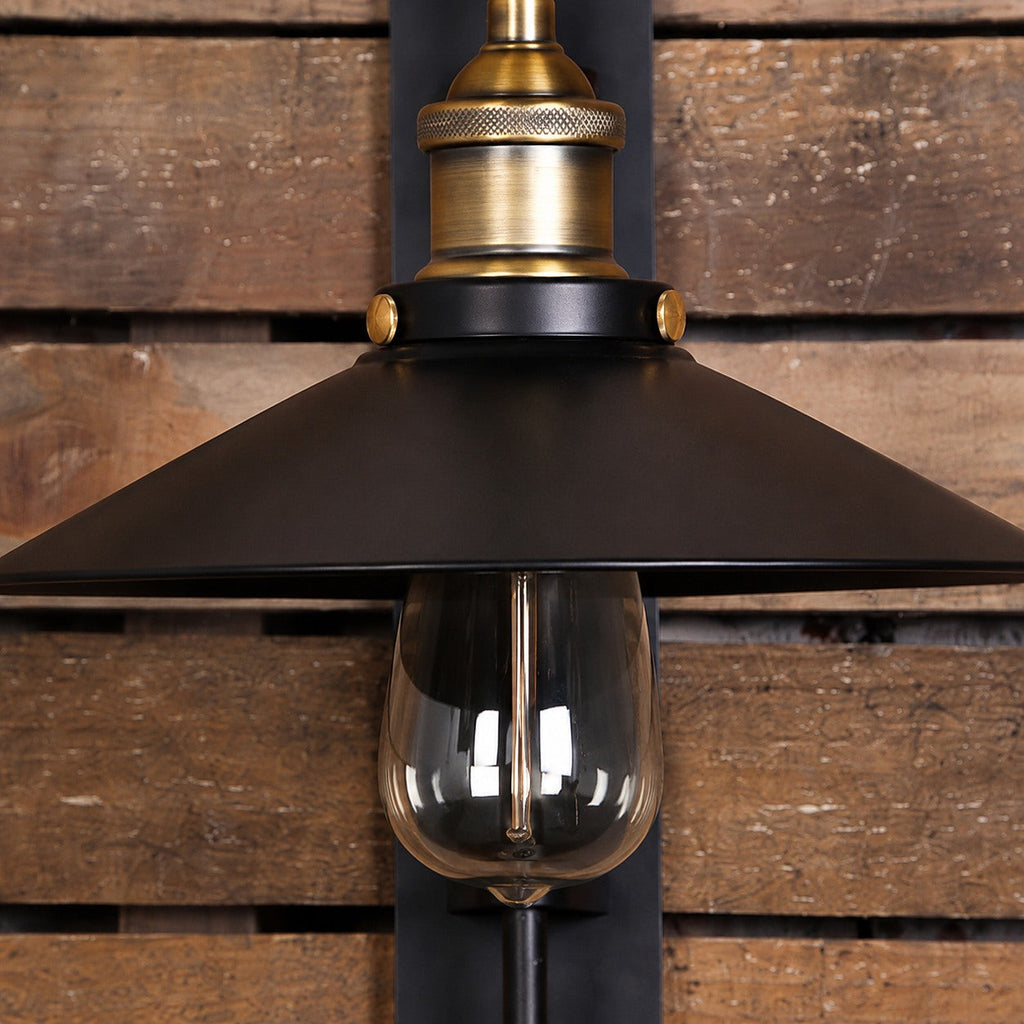 Solenvo Dark Bronze Outdoor Wall Lamp | Souliia