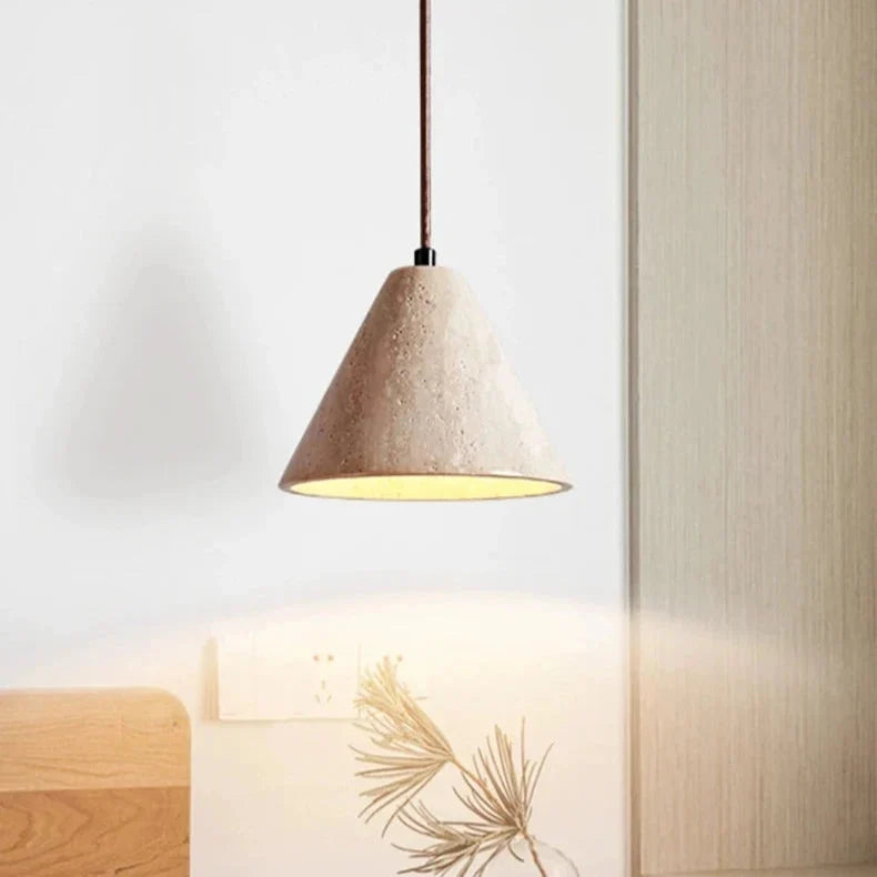 Travertin Moderne LED Pendelleuchte | Souliia