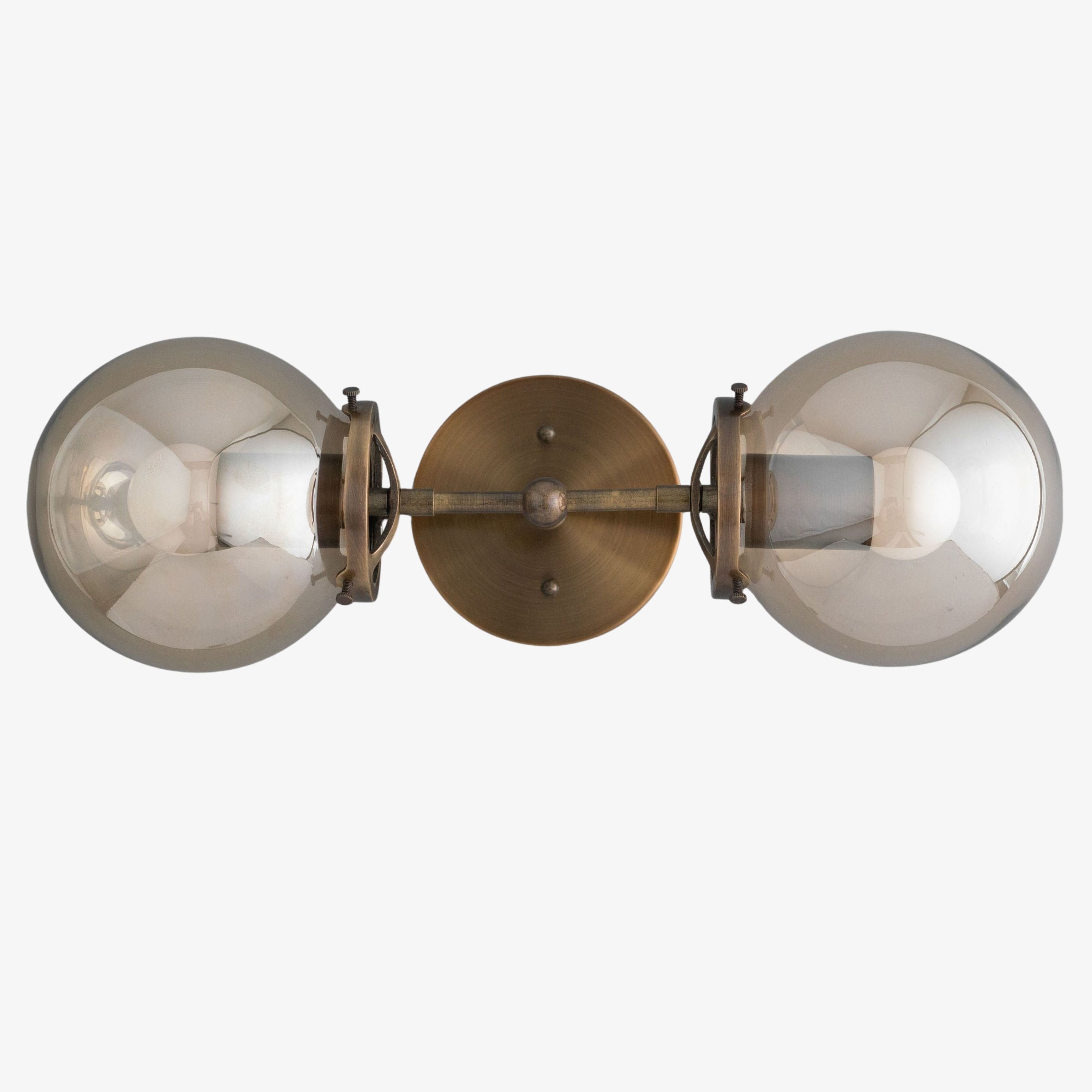 Lumio Globe Clear Glass – Modern Industrial Bathroom Vanity Light | Souliia