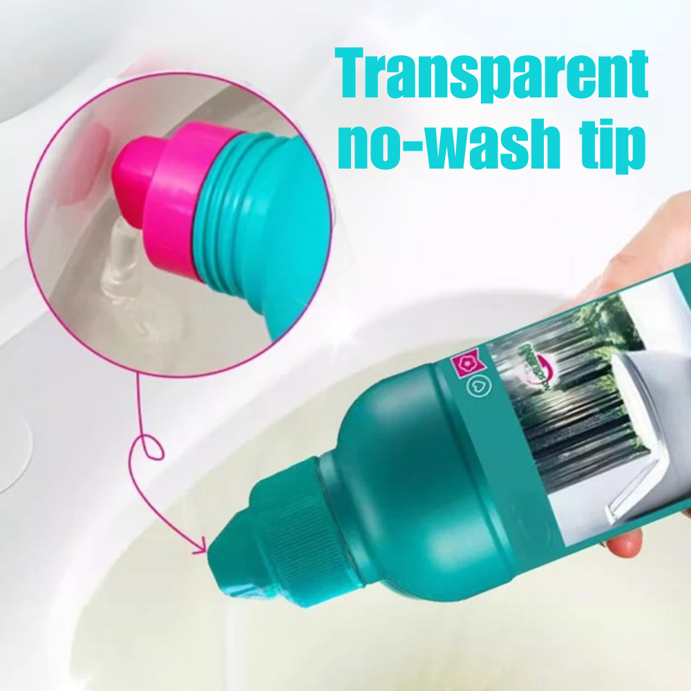 Scented Toilet Cleaning Gel | Sticky Gel Formula | Accurate Nozzle | ForestFresh - Souliia