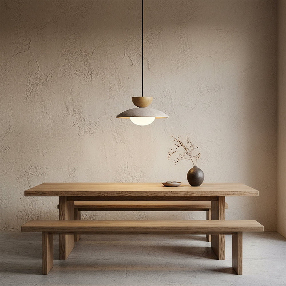 Tia Travertine Pendant Lamp | Souliia