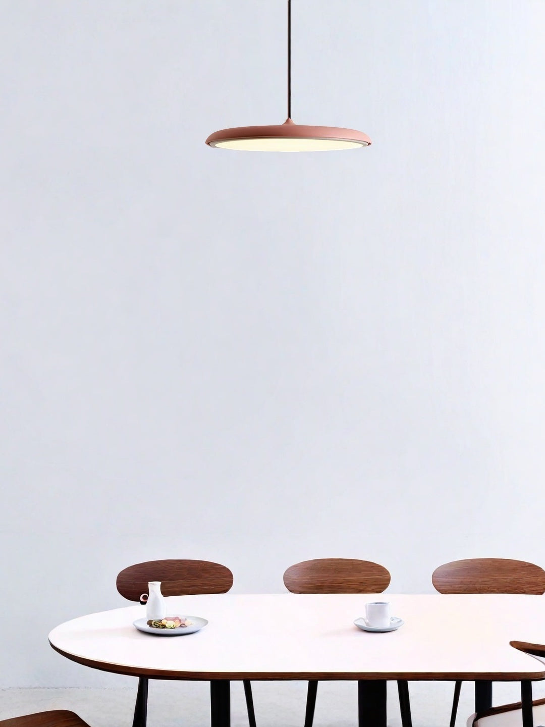 Macaron Pendelleuchte – Schlanke Metall-Saucer-Leuchte | Souliia