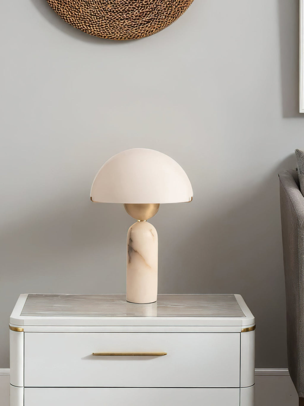 Peono Alabaster Table Lamp | Souliia